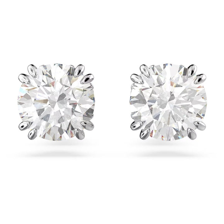 Swarovski Silver Stilla Round Cut Stud Earrings - MococoSwarovski56367129009656367124Earrings