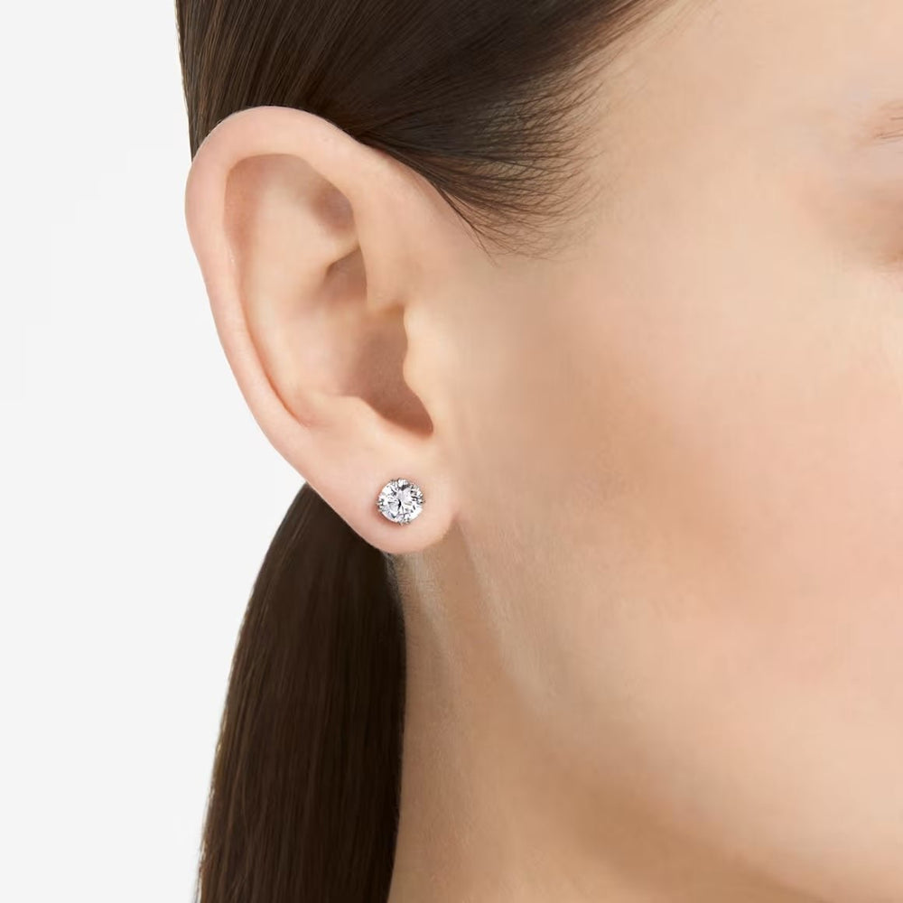 Swarovski Silver Stilla Round Cut Stud Earrings - MococoSwarovski56367129009656367124Earrings