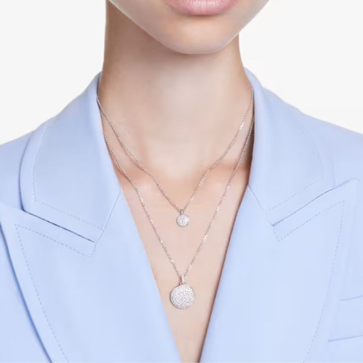 Swarovski Silver Sublima Layered Necklace - MococoSwarovski56842449009656842447Necklaces