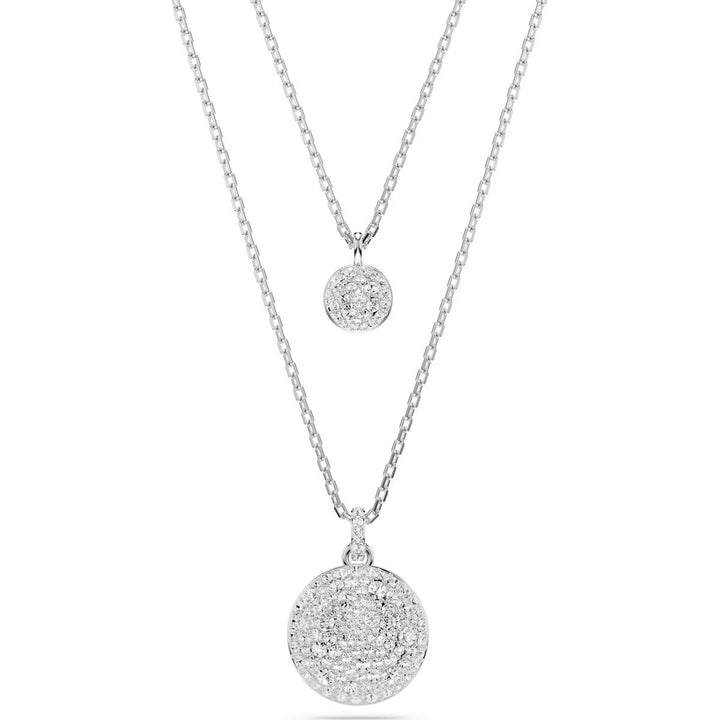 Swarovski Silver Sublima Layered Necklace - MococoSwarovski56842449009656842447Necklaces