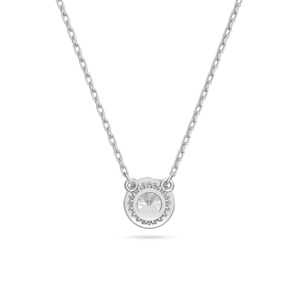 Swarovski Silver Una Pave Round Cut Necklace & Earrings Set - MococoSwarovskiJewellery Sets