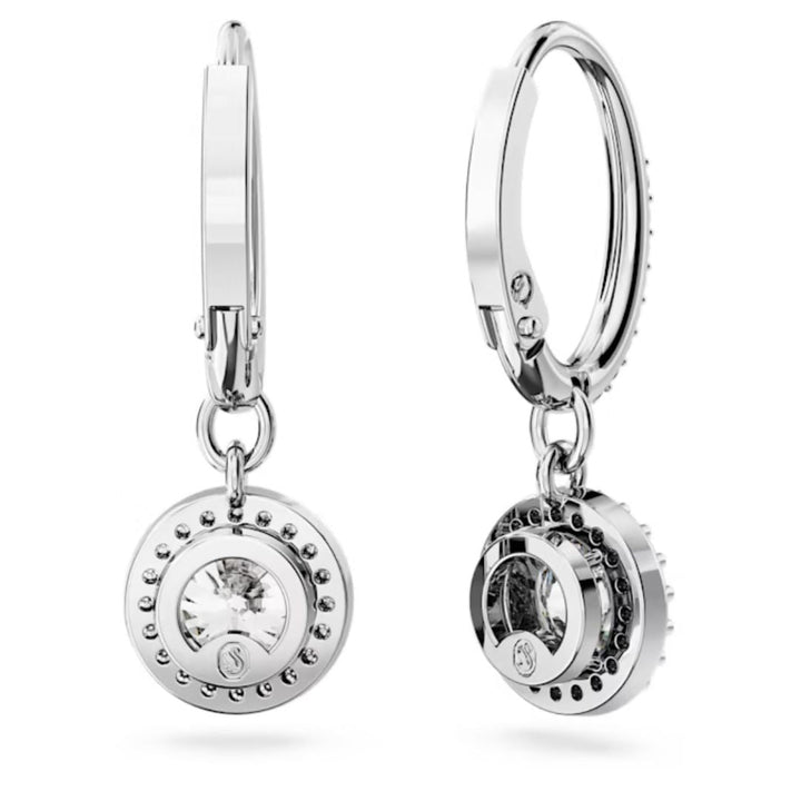 Swarovski Silver Una Round Cut Drop Earrings - MococoSwarovski56362709009656362709Earrings