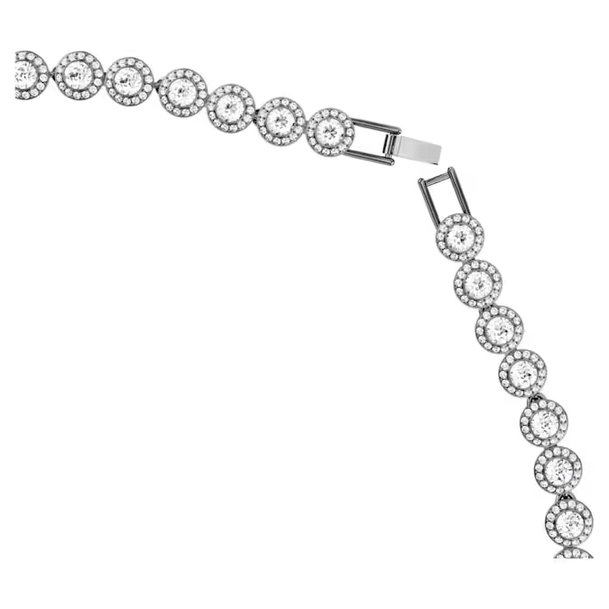 Swarovski Silver Una Round Cut Necklace - MococoSwarovski56810579009656810576Necklaces