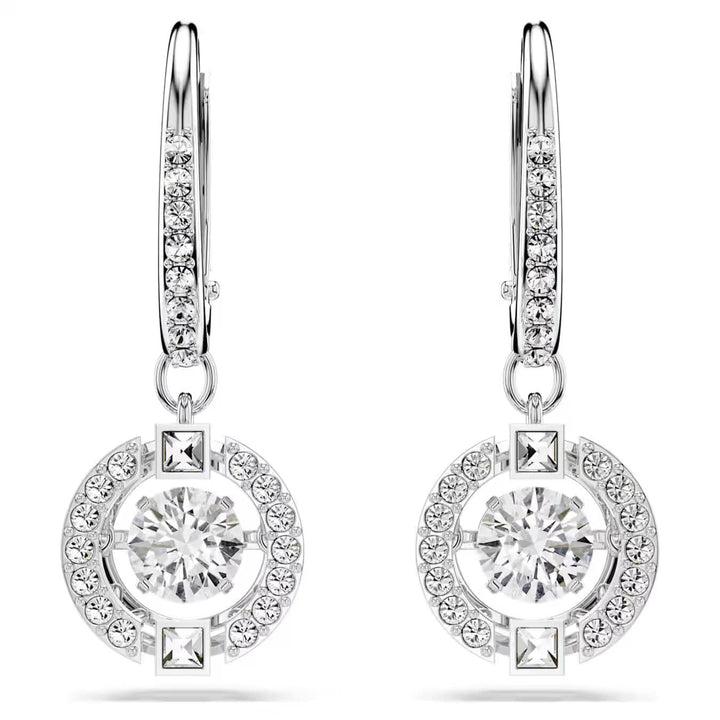 Swarovski Silver Una Sparkling Dance Drop Earrings - MococoSwarovski55046529009655046525Earrings