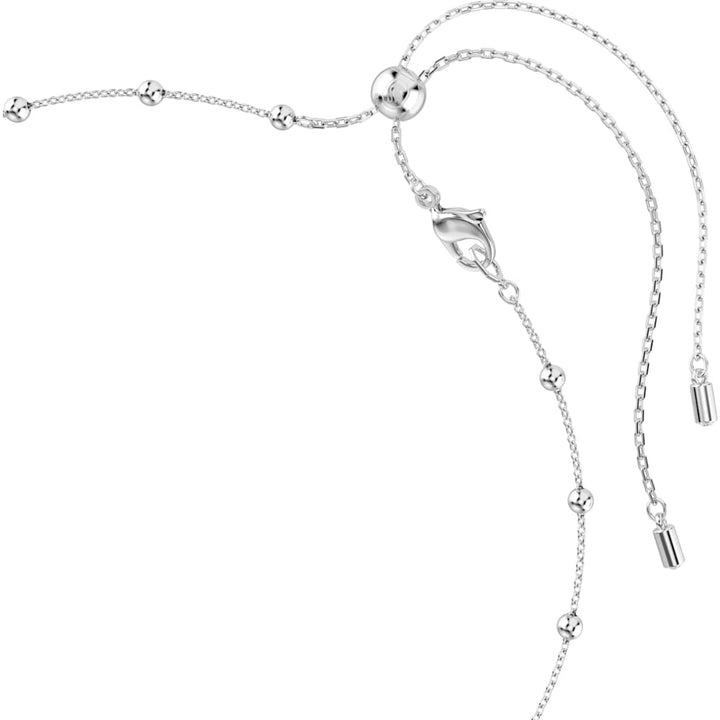 Swarovski Una Rhodium-Plated White Round-Cut Double-Sided Angelic Pendant 4