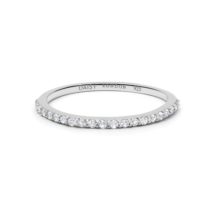 Daisy Dainty Crystal Stacking Ring