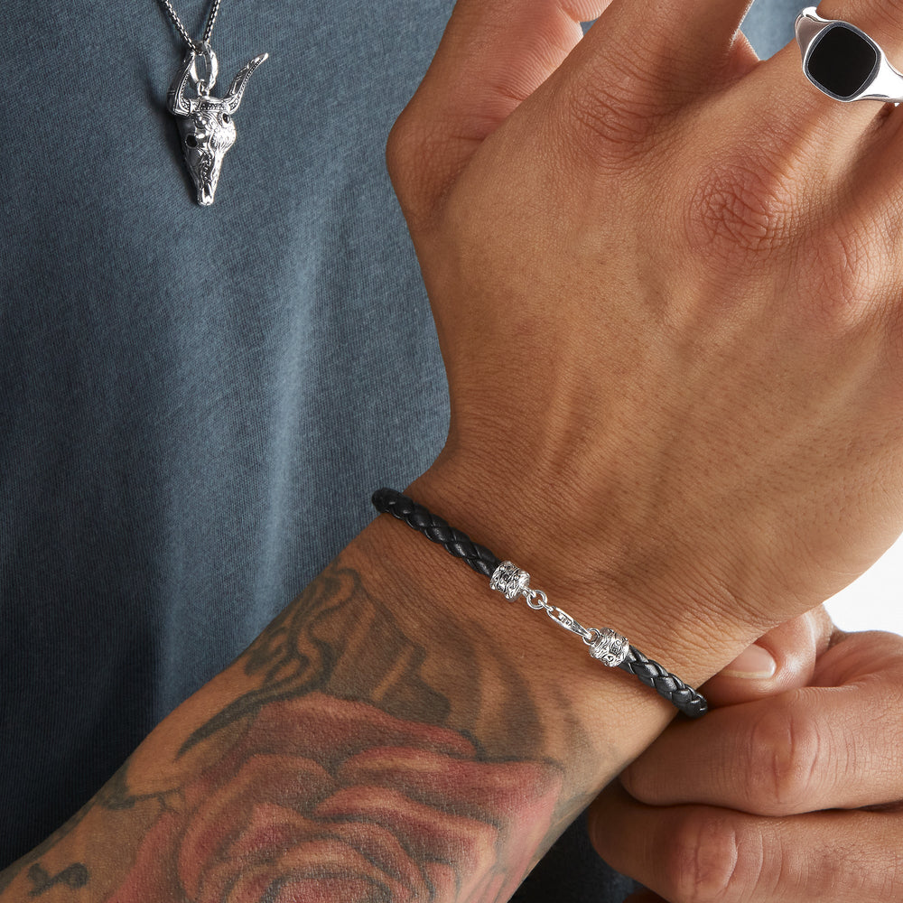 Thomas Sabo Black Leather Bracelet - MococoThomas SaboA2011 - 682 - 11 - L174051245494488Bracelets