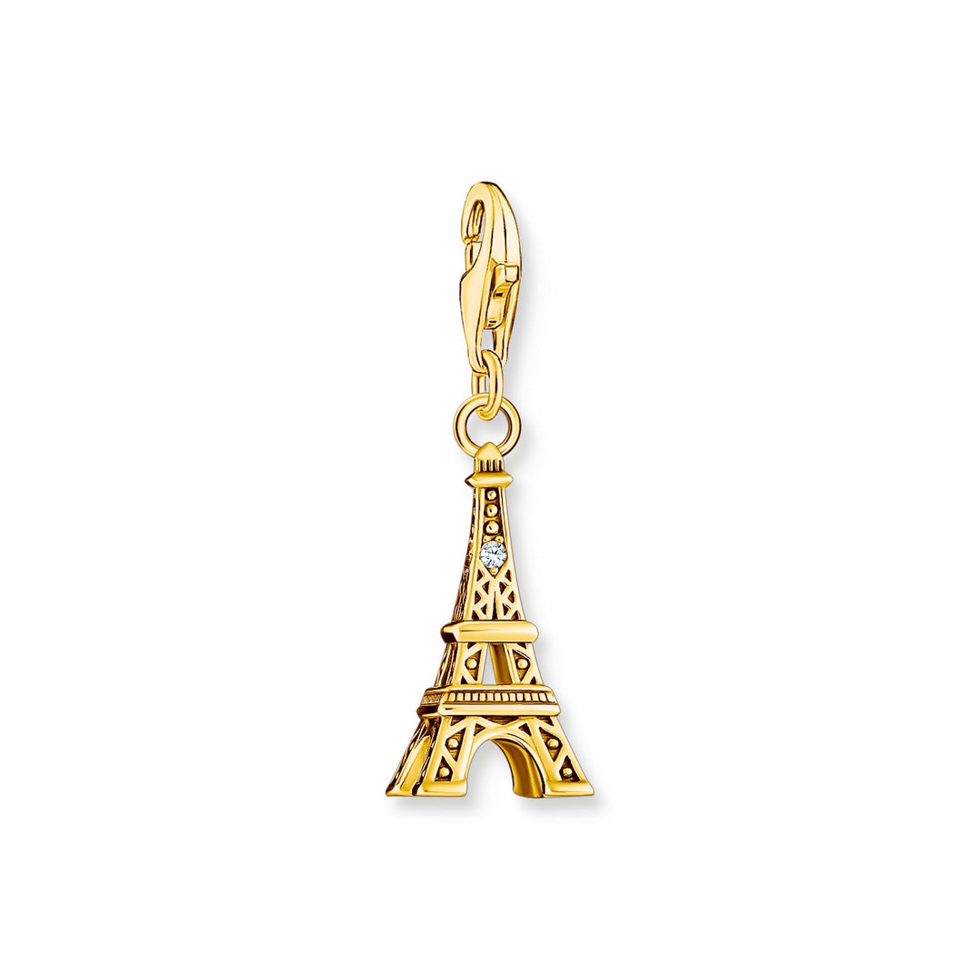 Thomas Sabo Gold Eiffel Tower and White Zirconia Charm - MococoThomas Sabo2075 - 414 - 394051245562057Charms