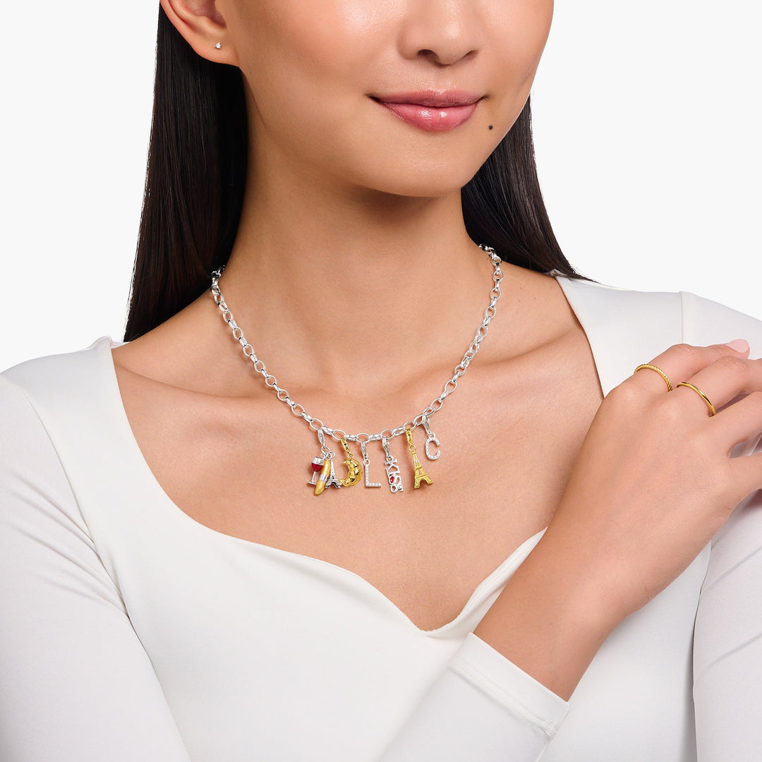Thomas Sabo Gold Eiffel Tower and White Zirconia Charm - MococoThomas Sabo2075 - 414 - 394051245562057Charms