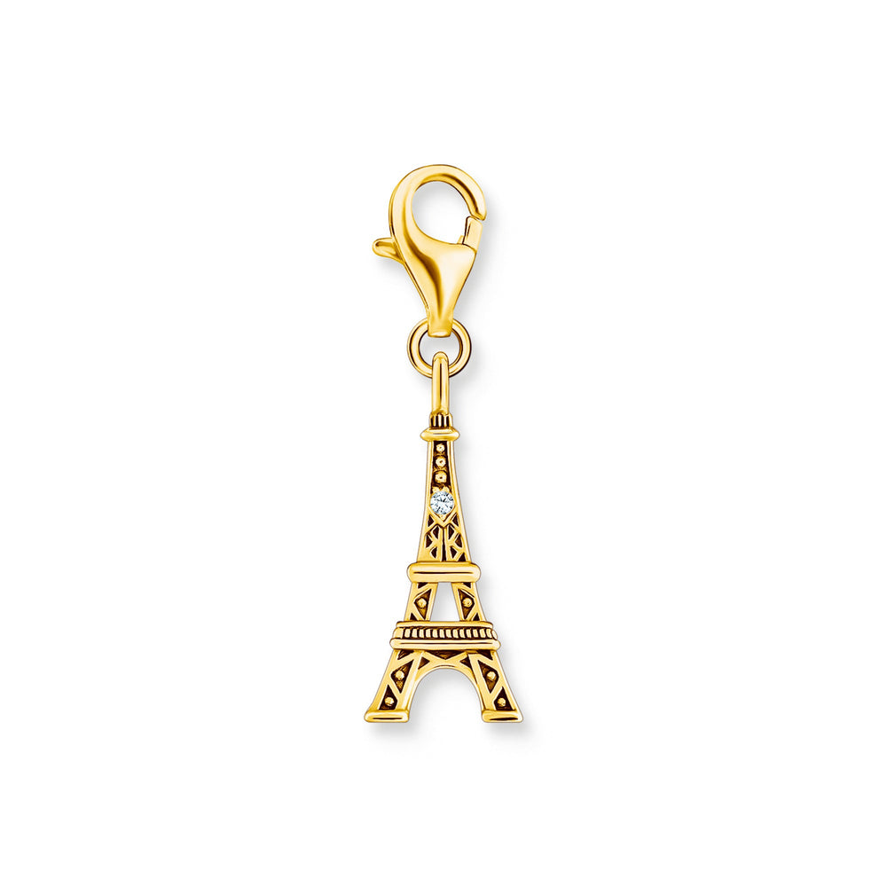 Thomas Sabo Gold Eiffel Tower and White Zirconia Charm - MococoThomas Sabo2075 - 414 - 394051245562057Charms