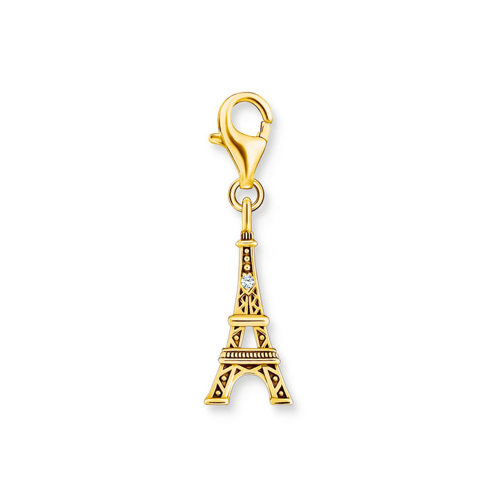 Thomas Sabo Gold Eiffel Tower and White Zirconia Charm - MococoThomas Sabo2075 - 414 - 394051245562057Charms