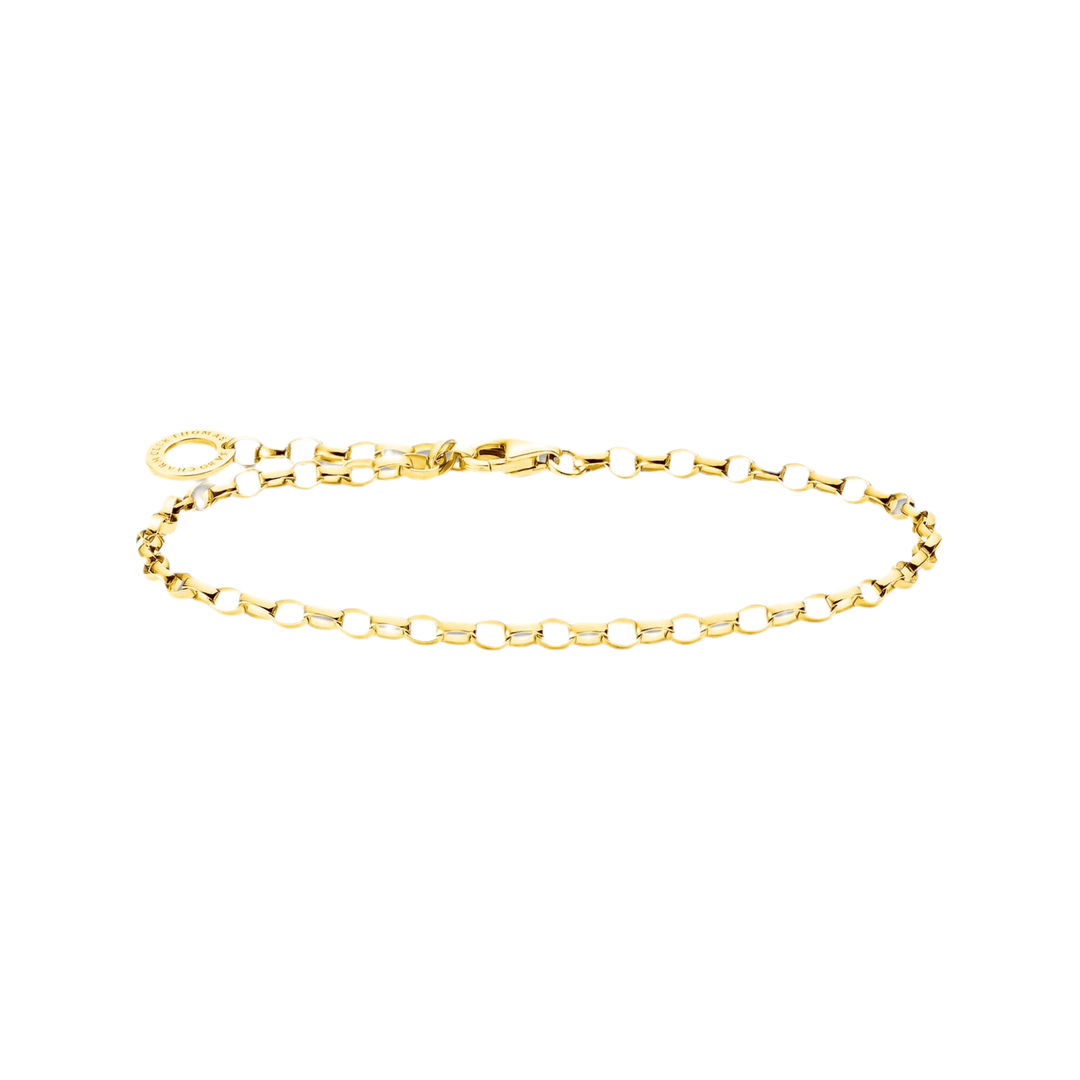 Thomas Sabo Gold Fine Link Charm Club Bracelet - MococoThomas SaboX0163 - 413 - 39 - L15,5Bracelets