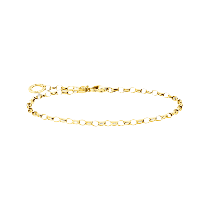 Thomas Sabo Gold Fine Link Charm Club Bracelet - MococoThomas SaboX0163 - 413 - 39 - L15,5Bracelets