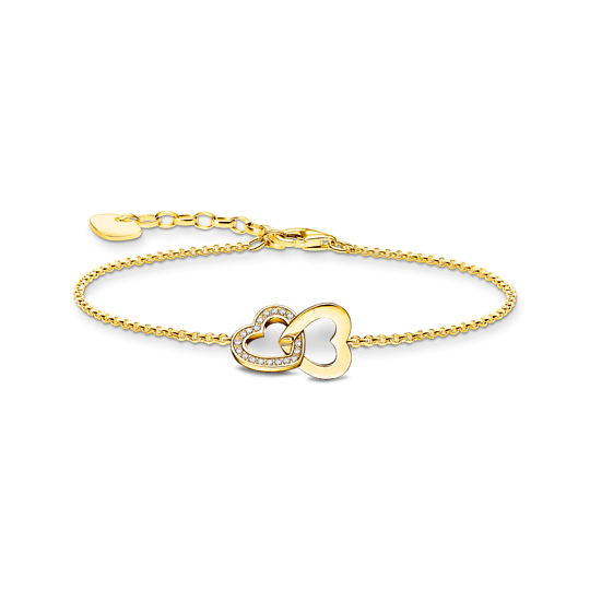 Thomas Sabo Gold Intertwined Hearts Bracelet - MococoThomas SaboA2163 - 414 - 14 - L19V10039982Bracelets