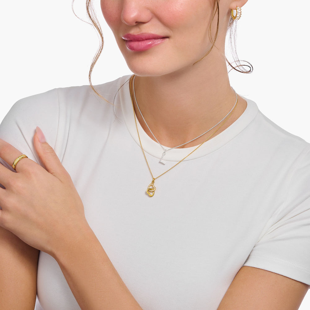 Thomas Sabo Gold Intertwined Hearts Pendant Necklace - MococoThomas SaboKE2267 - 414 - 14 - L45V10039981Necklaces