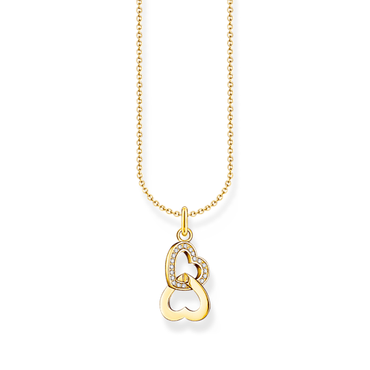 Thomas Sabo Gold Intertwined Hearts Pendant Necklace - MococoThomas SaboKE2267 - 414 - 14 - L45V10039981Necklaces
