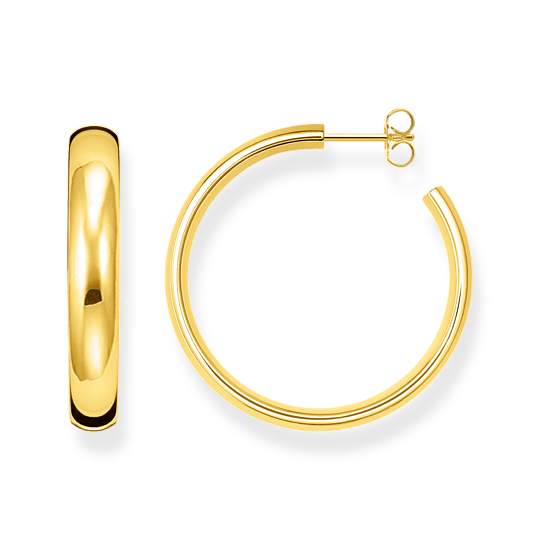 Thomas Sabo Gold Medium Chunky Hoop Earrings - MococoThomas SaboCR640 - 413 - 3910003144Earrings