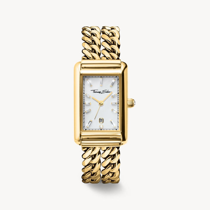 Thomas Sabo Gold Rectangular Elegance Watch - MococoThomas SaboWA0429-291-207-22 MMWatch
