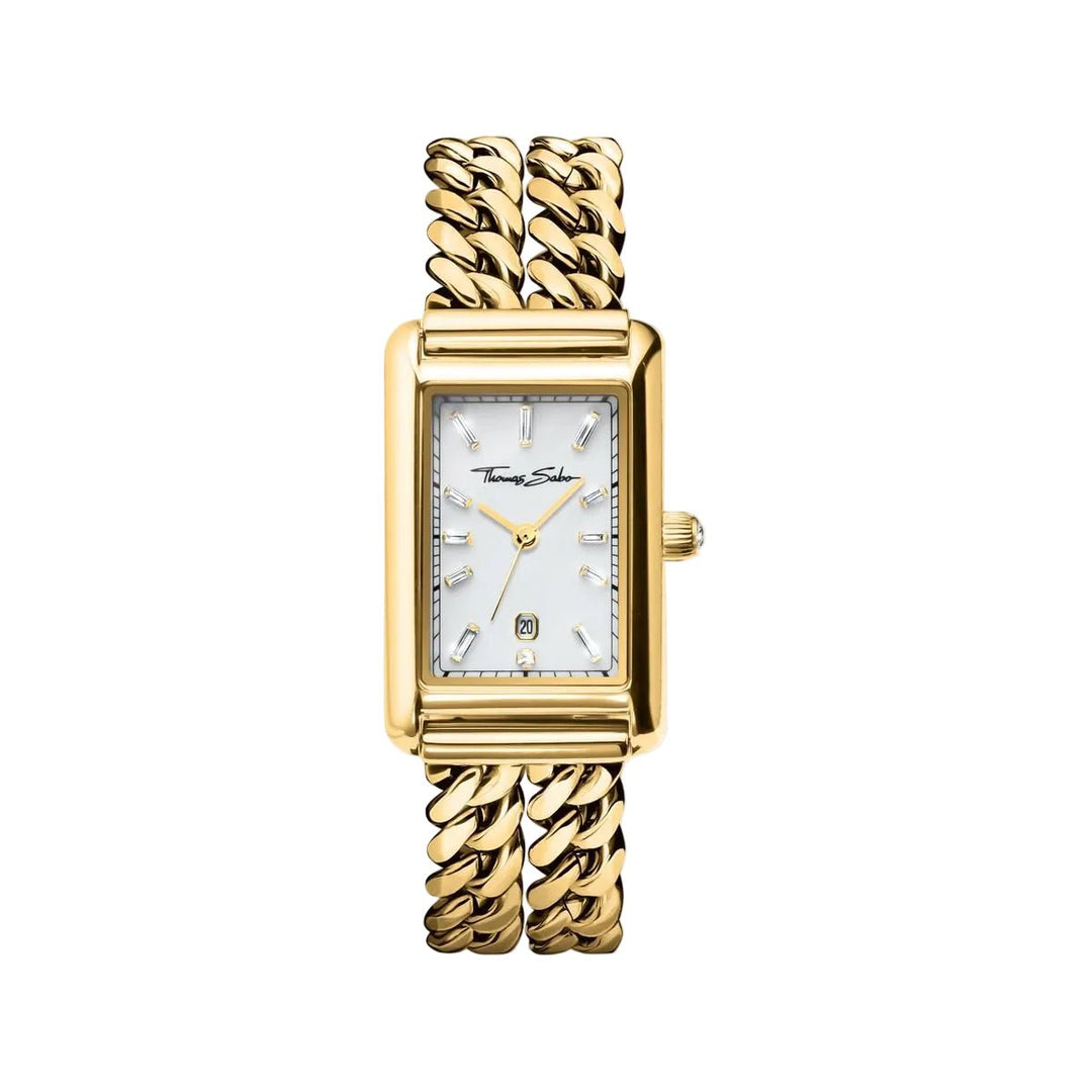 Thomas Sabo Gold Rectangular Elegance Watch - MococoThomas SaboWA0429-291-207-22 MMWatches and Accessories