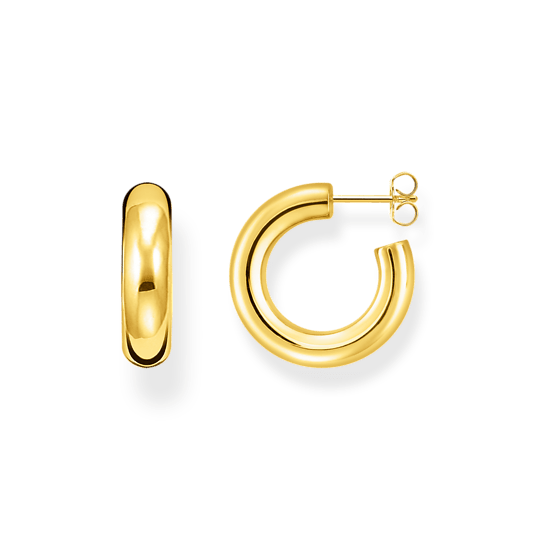 Thomas Sabo Gold Small Chunky Hoop Earrings - MococoThomas SaboCR635-413-39Earrings