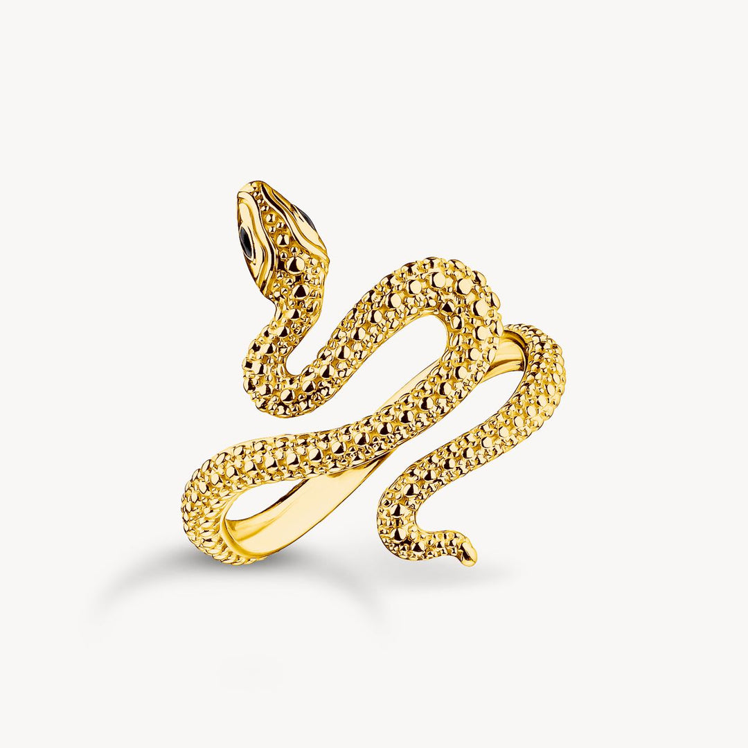 Thomas Sabo Gold Snake Tempting Romance Ring - MococoThomas SaboTR2483-427-39-52Rings