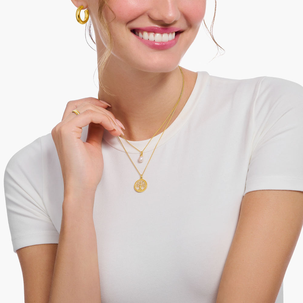 Thomas Sabo Gold Tree of Love Pendant Necklace - MococoThomas SaboKE2220 - 427 - 39 - L45V10039925Necklaces