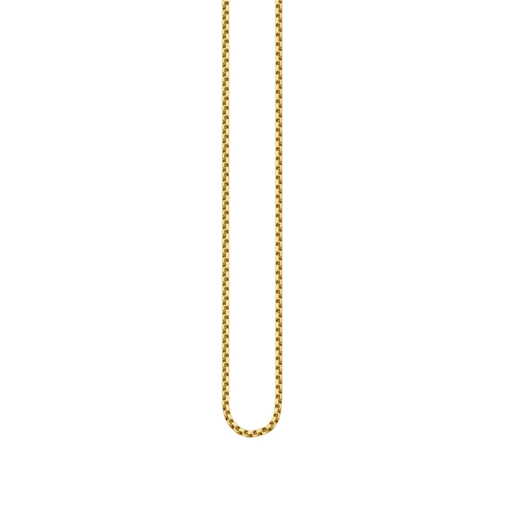 Thomas Sabo Gold Venezia 1mm Chain Necklace