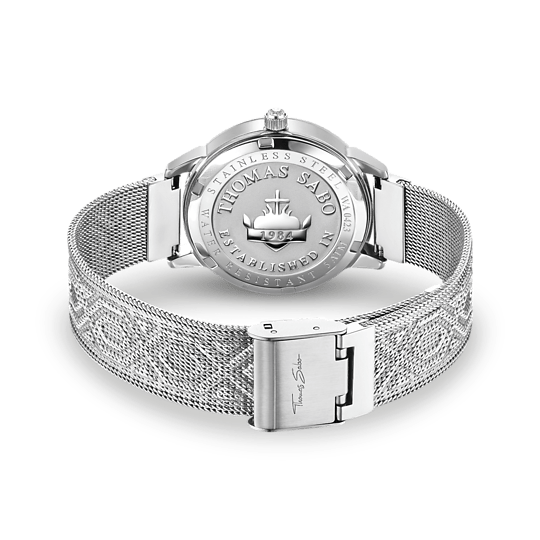 Thomas Sabo Ladies Silver Dragonflies & Zirconia Watch - MococoThomas SaboWA0423 - 201 - 201 - 33 mmWatches and Accessories