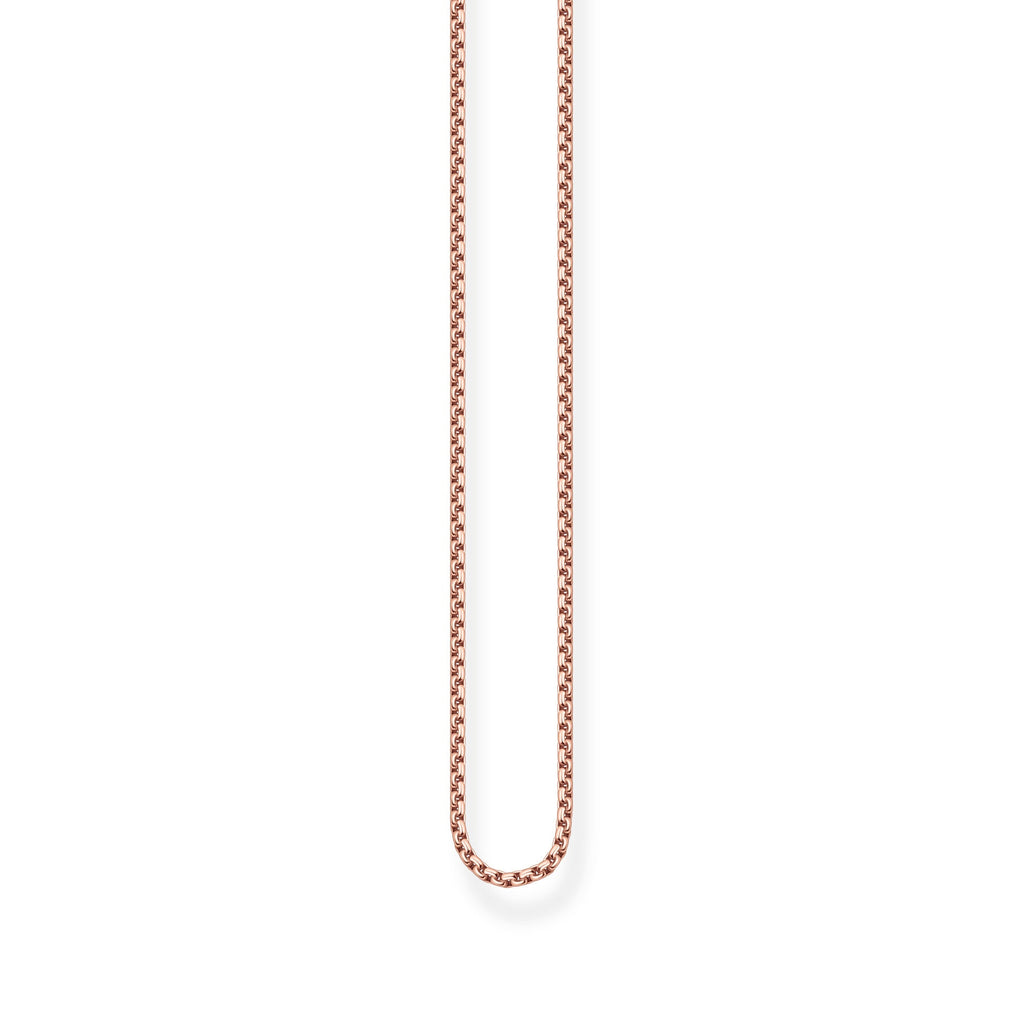 Rose Gold Venezia 1mm Chain Necklace