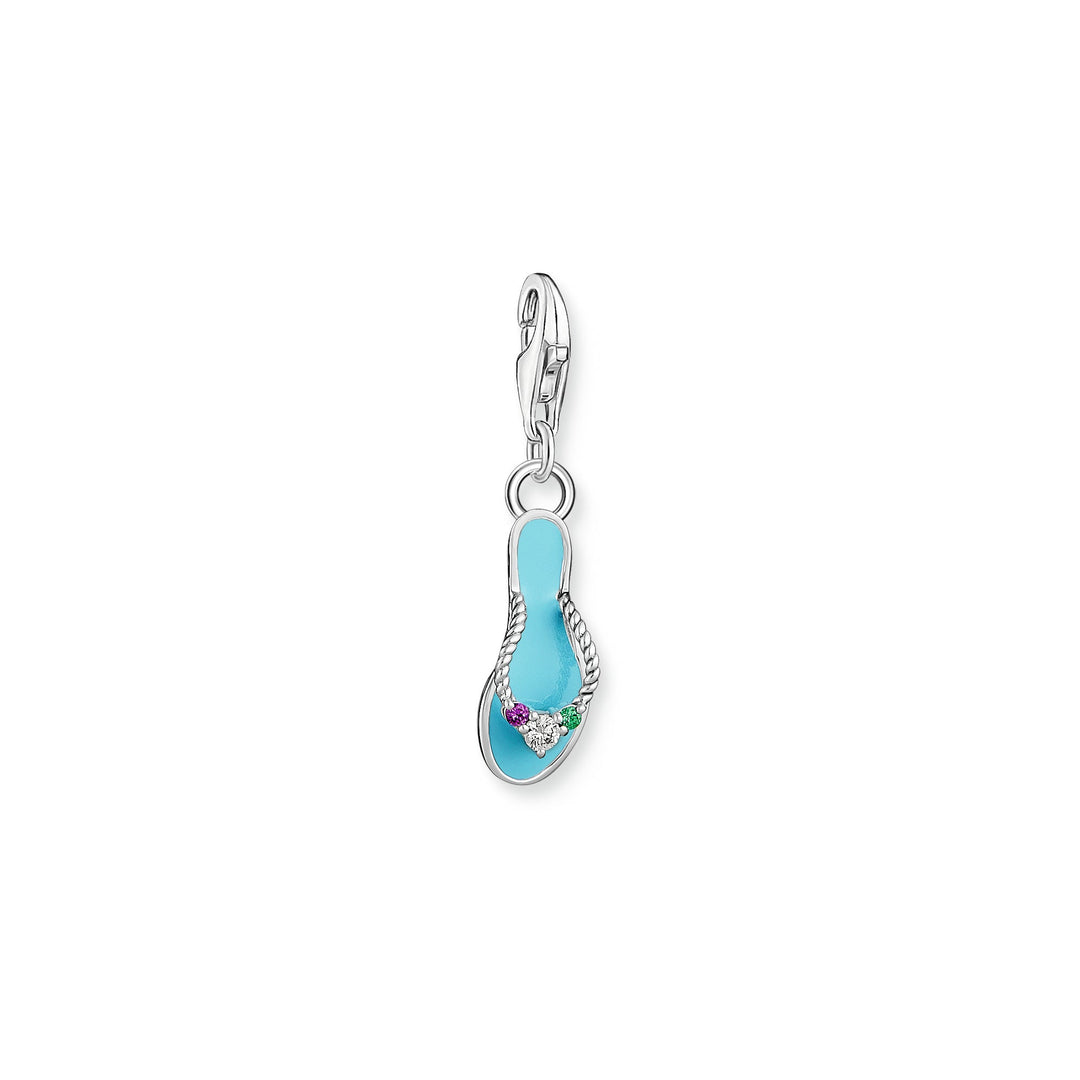 Thomas Sabo Silver and Blue Enamel Sandle Charm - MococoThomas Sabo2025 - 914 - 74051245558517Charms