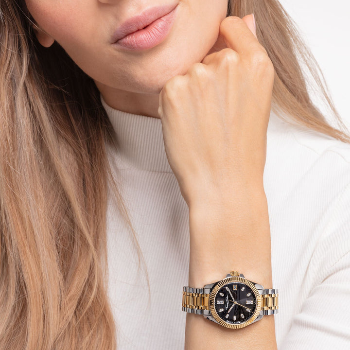 Thomas Sabo Silver and Gold Ladies Watch - MococoThomas SaboWA0370 - 291 - 203 - 33 mm4051245483871Watches and Accessories