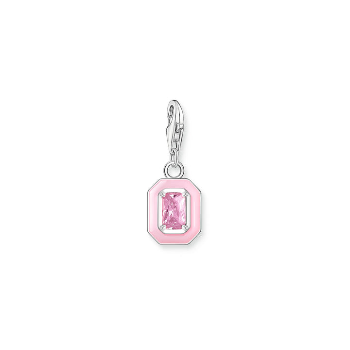 Thomas Sabo Silver and Pink Enamel CZ Charm - MococoThomas Sabo2030 - 041 - 94051245558562Charms