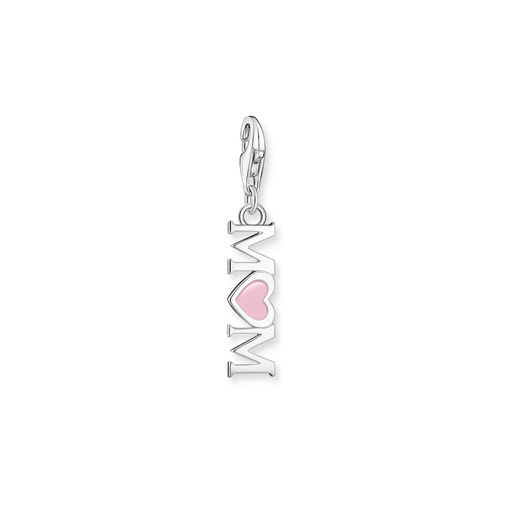Thomas Sabo Silver and Pink Enamel Heart MOM Charm - MococoThomas Sabo2001 - 007 - 94051245558012Charms