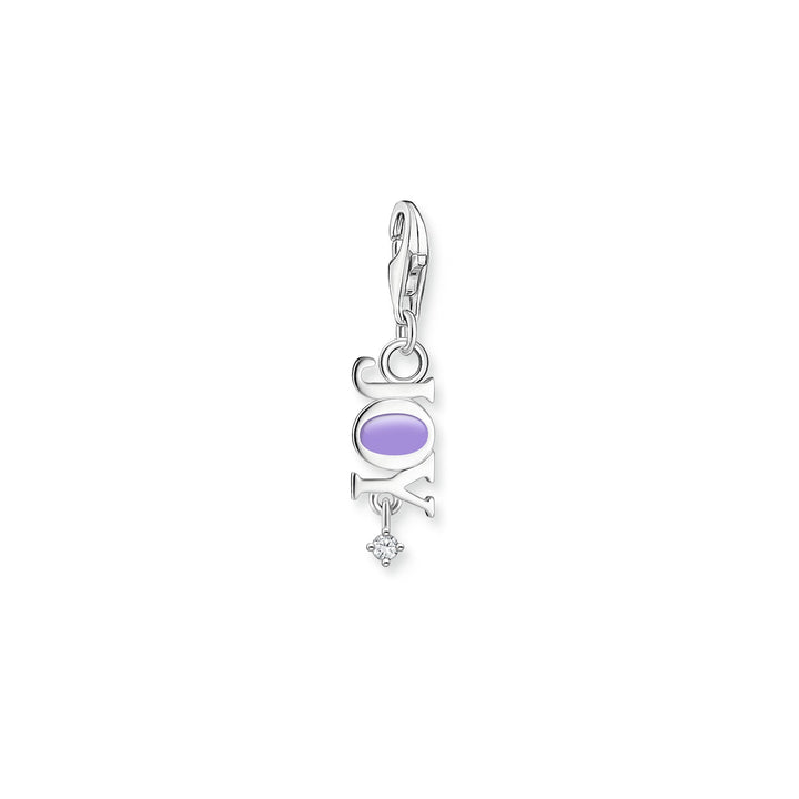 Thomas Sabo Silver and Violet Enamel JOY Charm - MococoThomas Sabo2008 - 041 - 134051245558081Charms