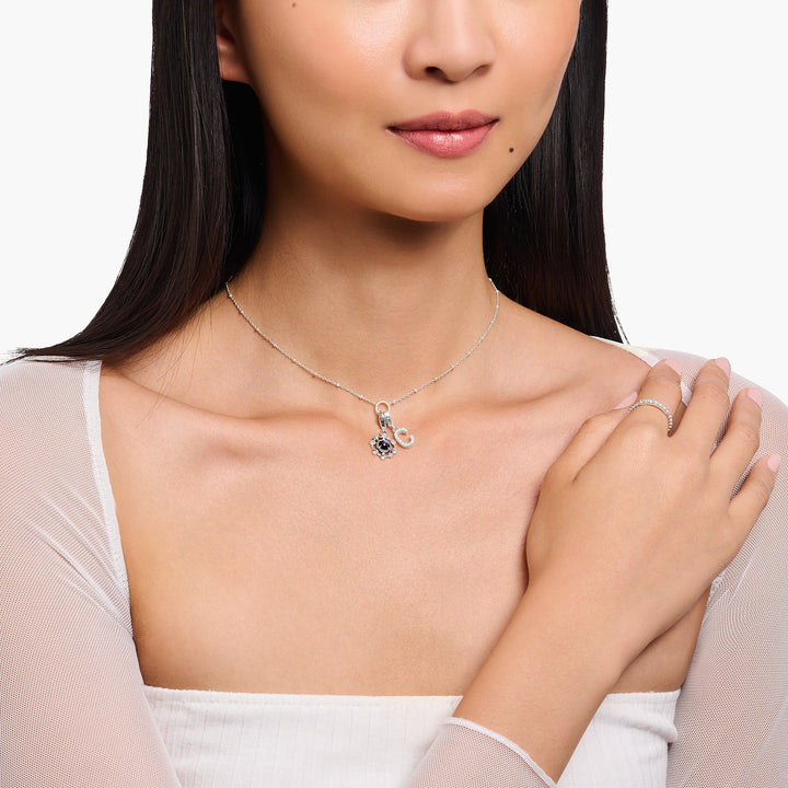Thomas Sabo Silver Charmista Coin Ball Chain Necklace - MococoThomas SaboX0289 - 007 - 21 - L454051245560909Necklaces