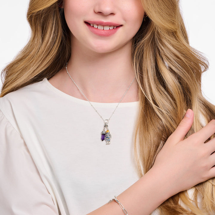 Thomas Sabo Silver Charmista Coin Ball Chain Necklace - MococoThomas SaboX0289 - 007 - 21 - L454051245560909Necklaces