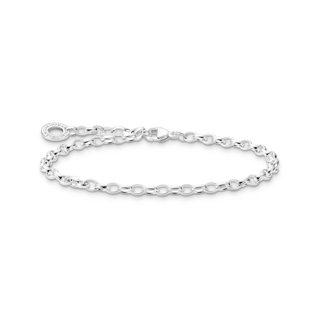 Thomas Sabo Silver Fine Link Charm Club Bracelet - MococoThomas SaboX0163 - 001 - 12 - S4051245028256Bracelets