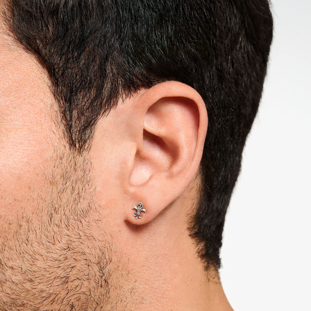 Thomas Sabo Silver Fleur - De - Lys Stud Earrings - MococoThomas SaboH2113 - 643 - 114051245476125Earrings