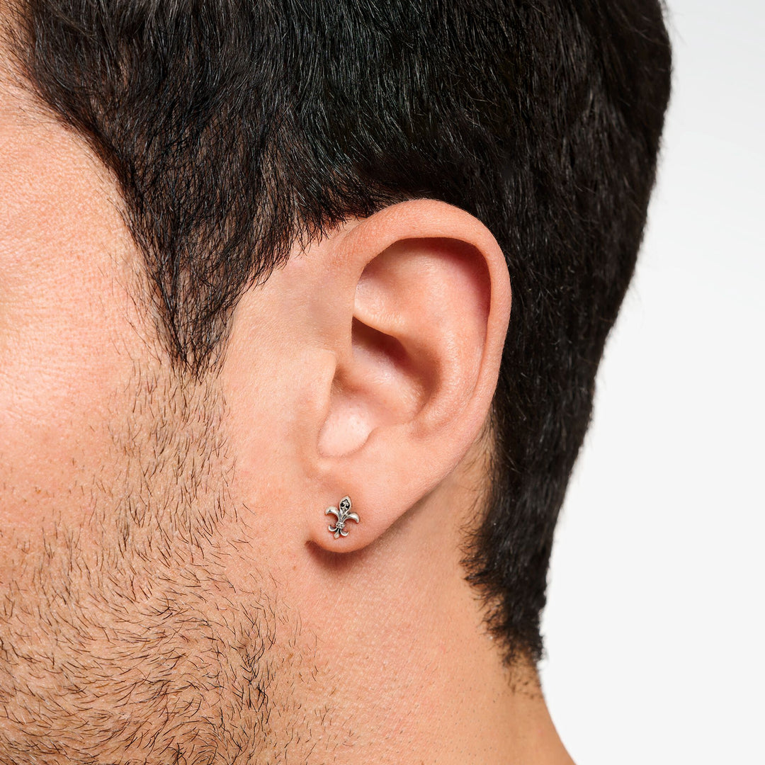 Thomas Sabo Silver Fleur - De - Lys Stud Earrings - MococoThomas SaboH2113 - 643 - 114051245476125Earrings