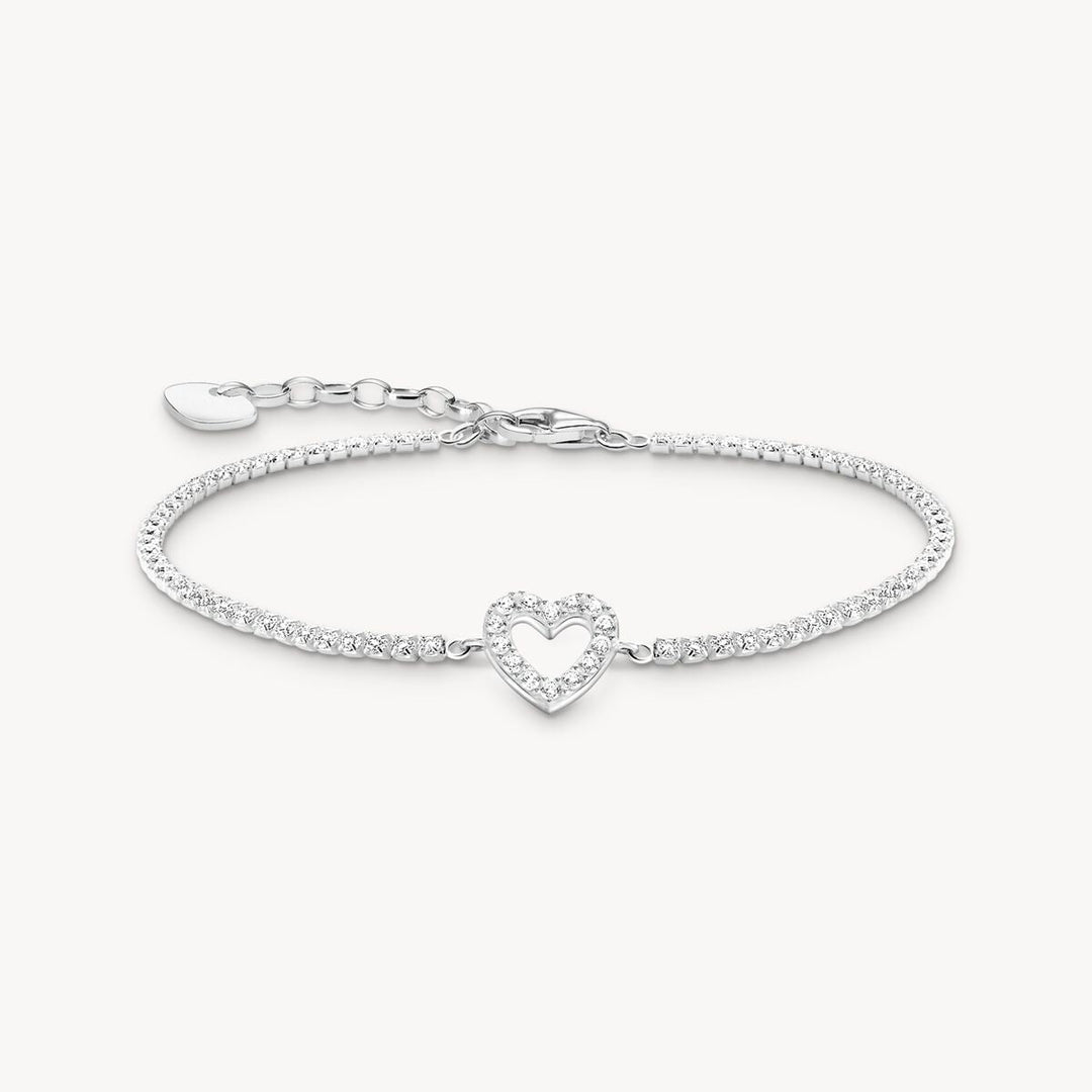 Thomas Sabo Silver Heart CZ Bracelet - MococoThomas SaboA2177-051-14-L19VBracelet