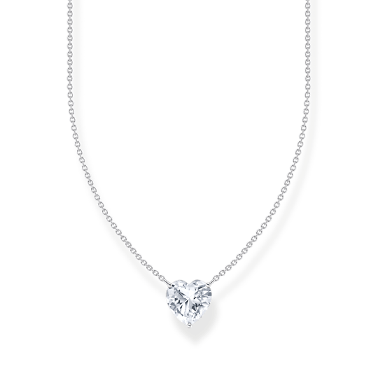 Thomas Sabo Silver Heart CZ Pendant Necklace - MococoThomas SaboKE2211 - 051 - 14 - L45V4051245579796Necklaces