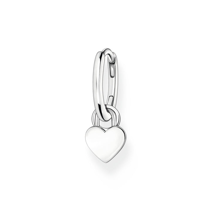 Thomas Sabo Silver Heart Dangle Single Hoop Earring - MococoThomas SaboCR717 - 001 - 214051245558128Earrings