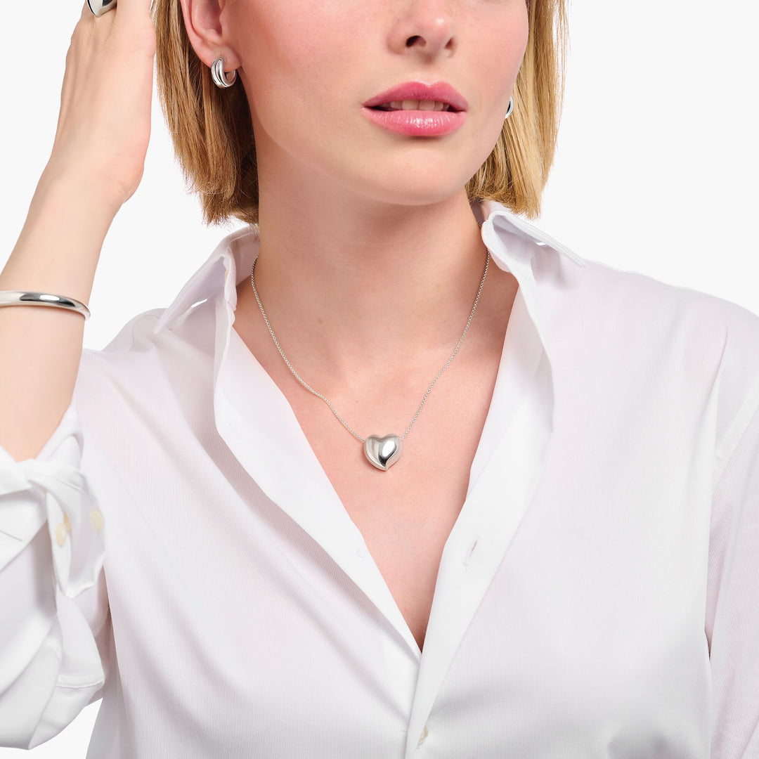 Thomas Sabo Silver Heart Pendant Necklace - MococoThomas SaboKE2276 - 001 - 214051245589917Necklaces