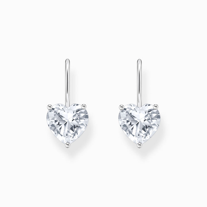 Thomas Sabo Silver Heart Zirconia Drop Earrings - MococoThomas SaboH2288 - 051 - 1410039706Earrings