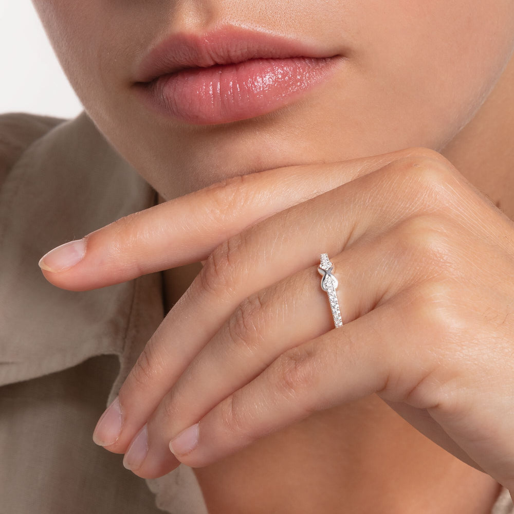 Thomas Sabo Silver Infinity Love Ring - MococoThomas SaboTR2322 - 051 - 14 - 524051245490541Rings