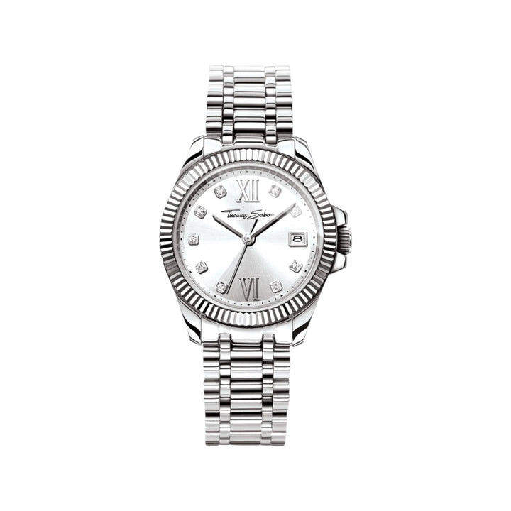 Thomas Sabo Silver Ladies Stainless Steel Divine Watch - MococoThomas SaboWA0252 - 201 - 201 - 33 mm4051245219777Watches and Accessories