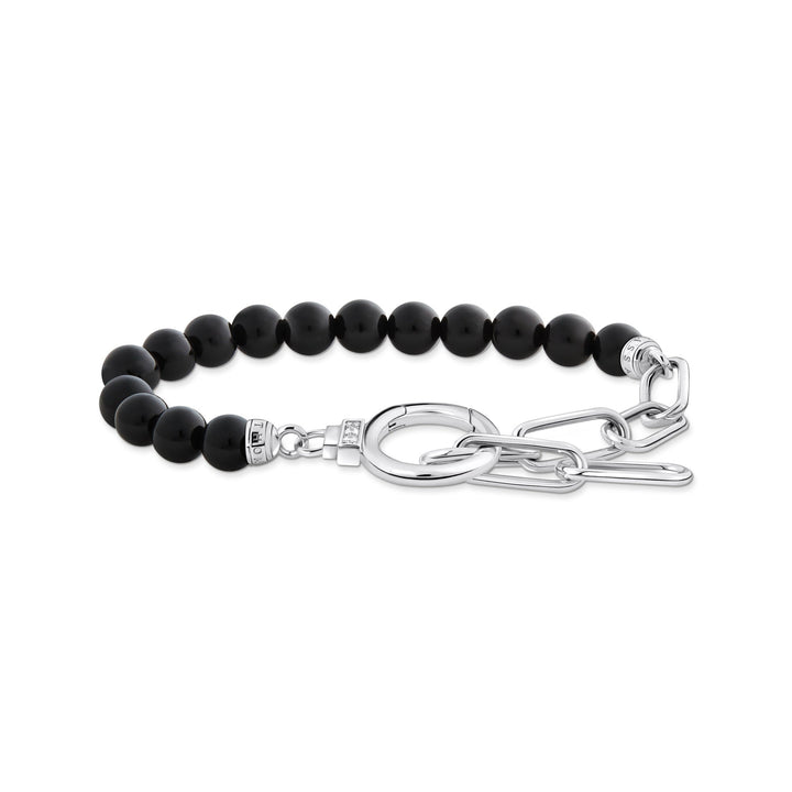 Thomas Sabo Silver Link Black Onyx Bracelet - MococoThomas SaboA2134 - 027 - 11 - L19v4051245564846Bracelets
