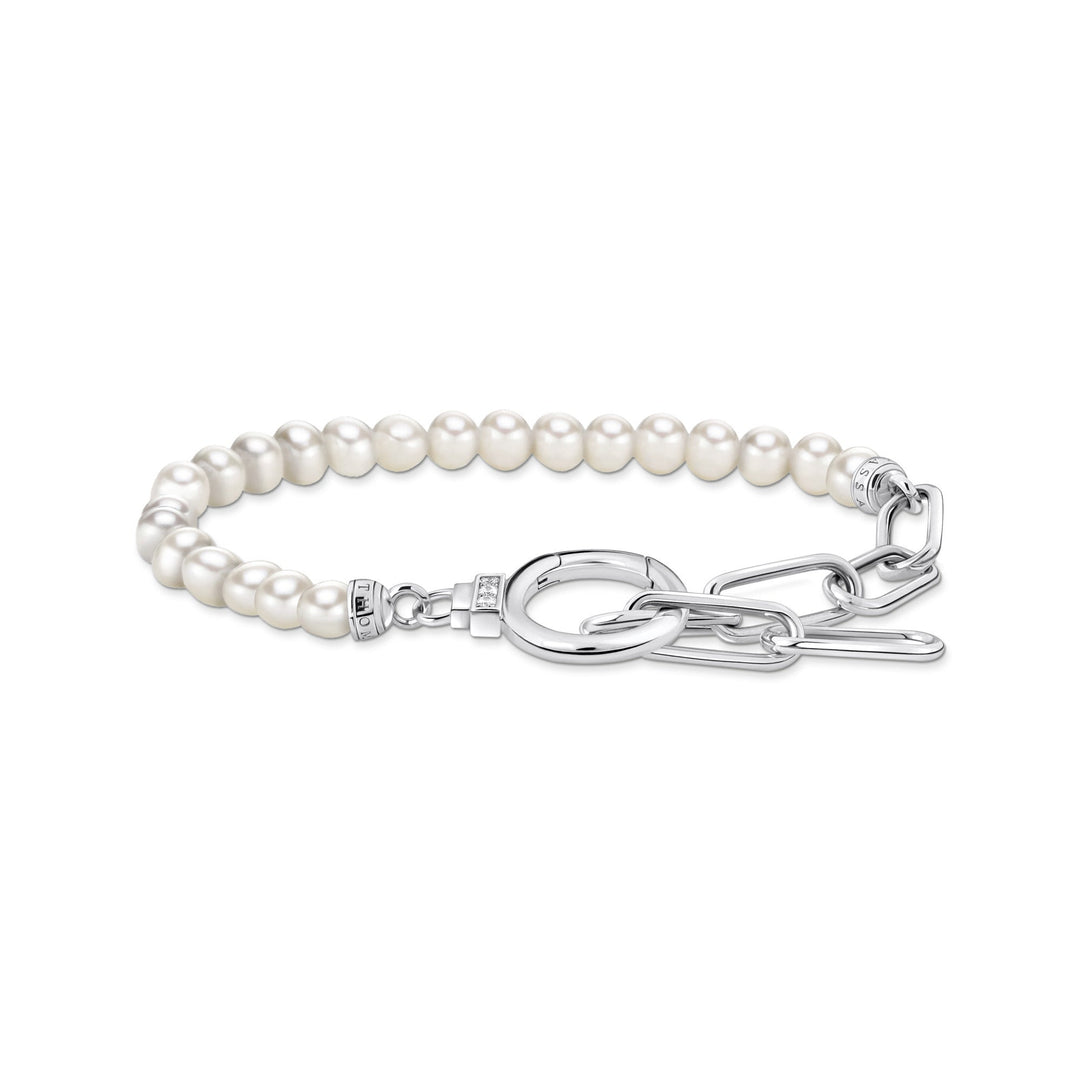 Thomas Sabo Silver Link Freshwater Pearl Bracelet - MococoThomas SaboA2134 - 167 - 14 - L19v4051245563979Bracelets