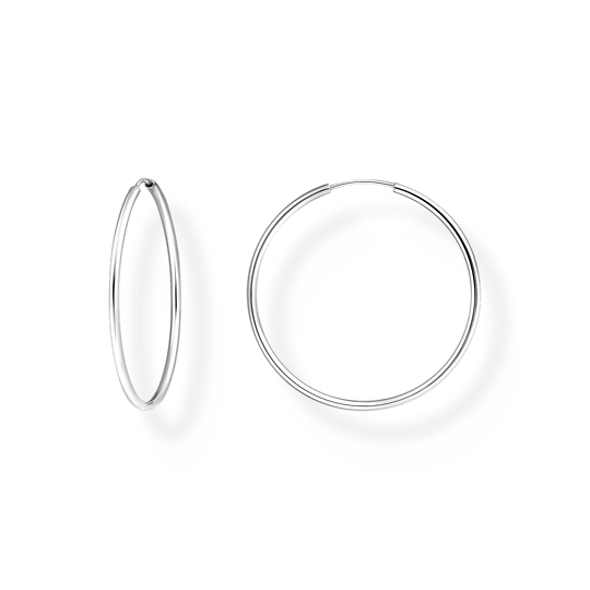 Thomas Sabo Silver Medium Hoop Earrings - MococoThomas SaboCR728 - 001 - 2110039530Earrings