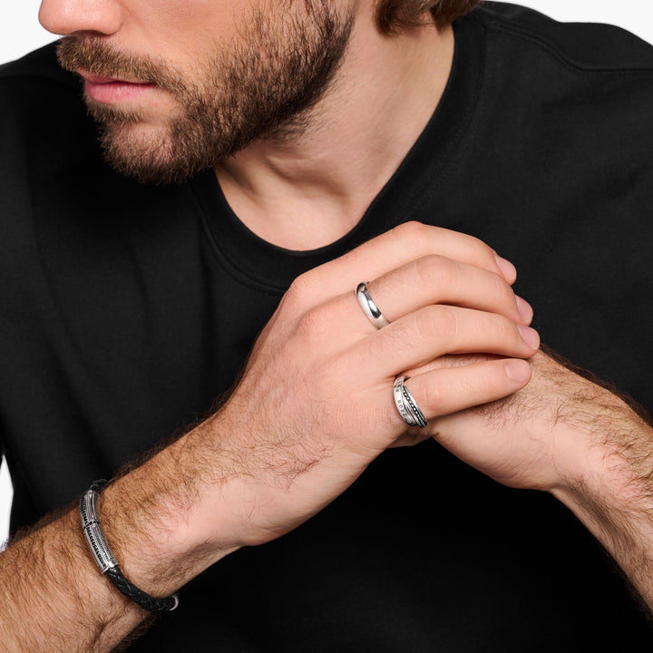 Thomas Sabo Silver Mens Faith Love Hope Ring - MococoThomas SaboTR1930 - 001 - 12 - 584051245045000Rings